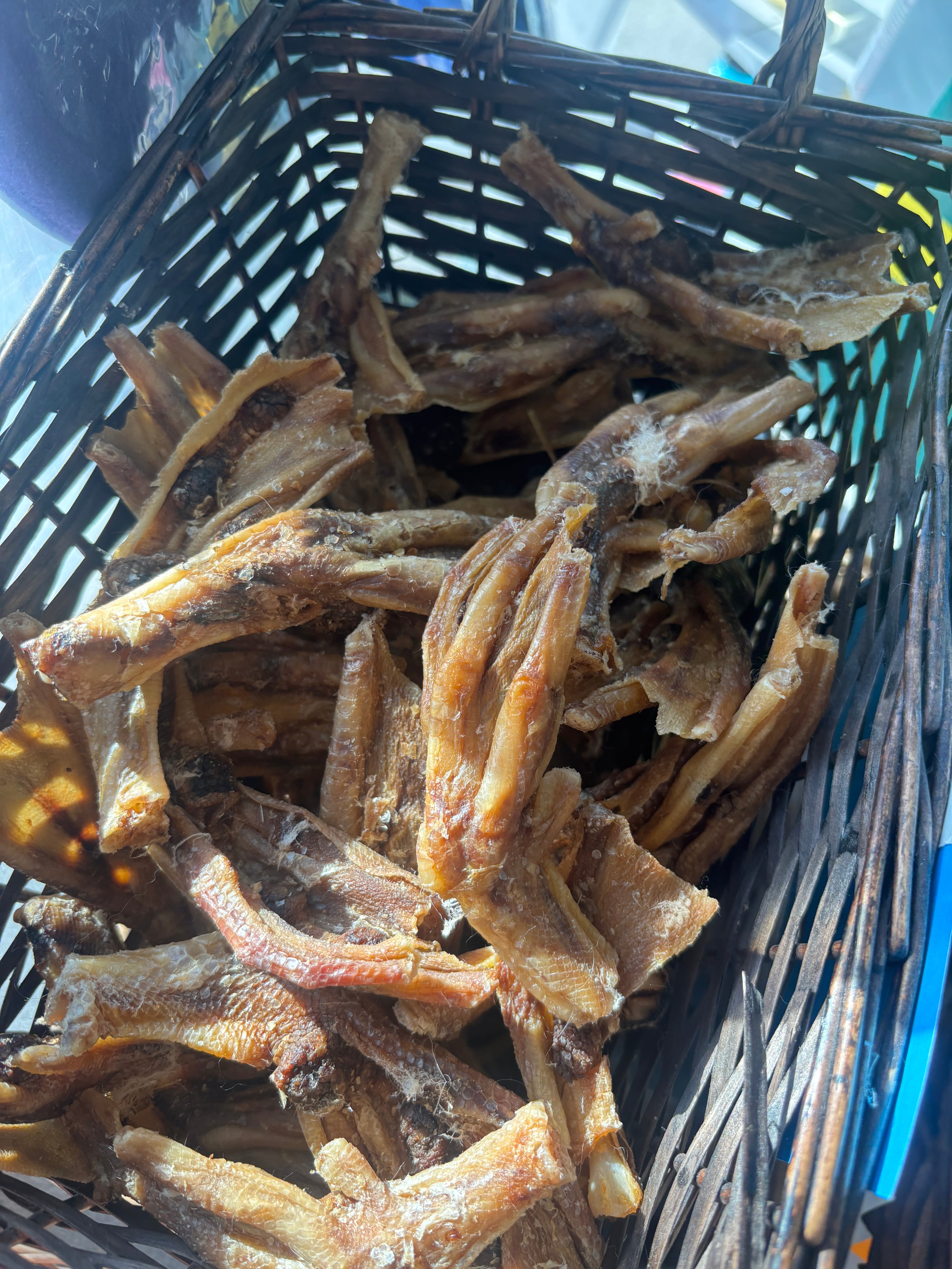 Dried Duck feet