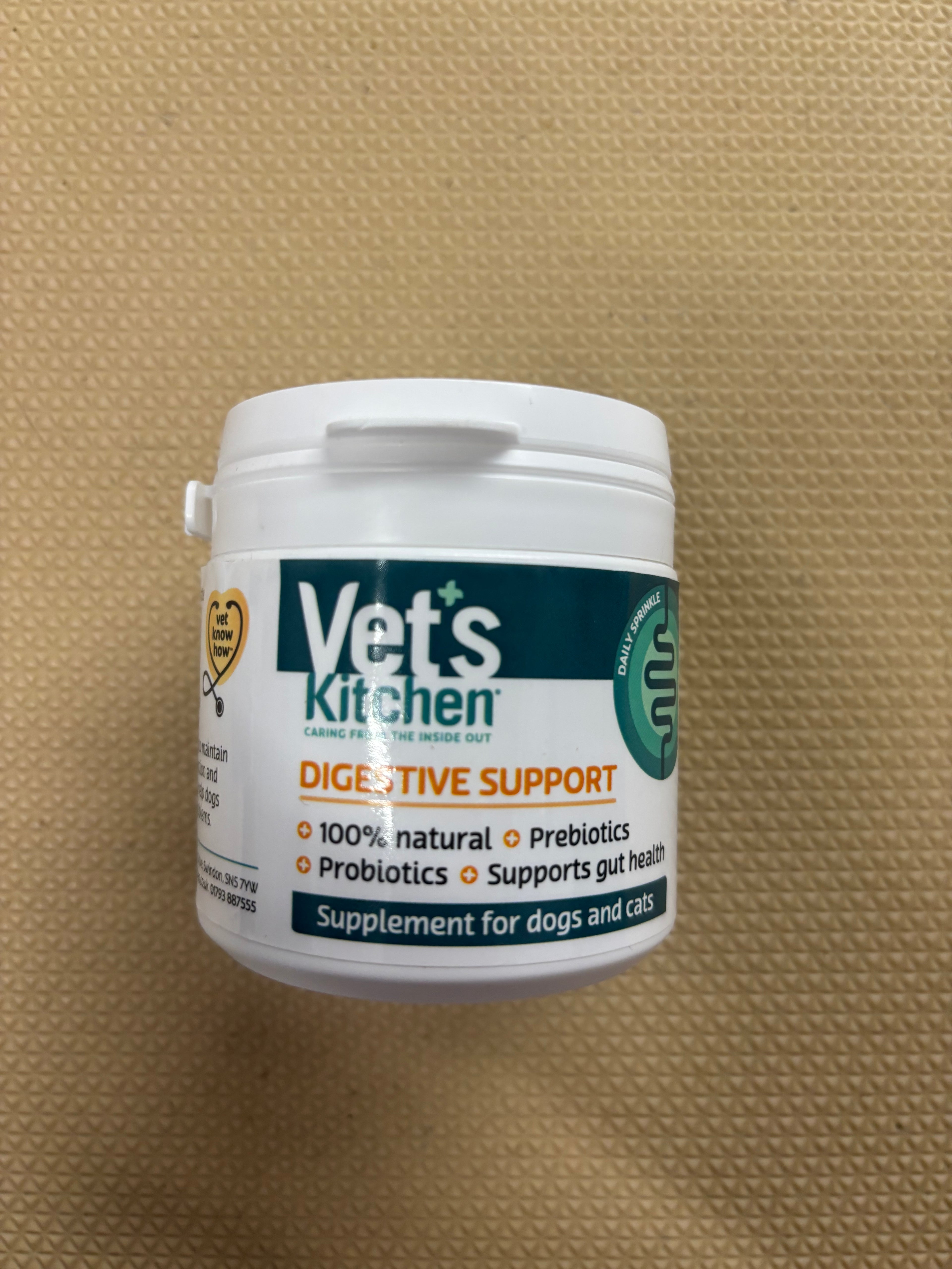 100g digestive support for dogs & cats